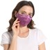 Picture of 100% Mulberry Silk Face Mask with Filter Pocket Adjustable-Dark Purple