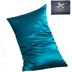 Picture of ROSEWARD Real 22 Momme Silk Pillowcase Hypoallergenic Pure Organic Natural 100% Mulberry Silk Pillow Case for Women Hair and Skin Queen Size with Zipper (Peacock Blue)