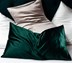 Picture of ROSEWARD Silk Pillowcase for Hair and Skin Made in USA, Highest Grade 22 Momme Silk Pillow Case, Anti Acne Pillowcase for Acne Prone Skin ( Emerald Green )